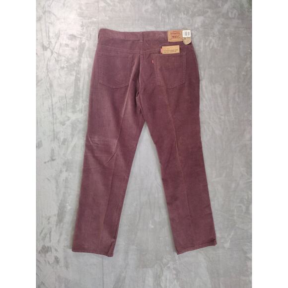 Levis Red Tag 505 Nouveau Jeans Low Rise Straight Leg Pink Corduroy 16m - Picture 3 of 10
